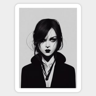 Goth Girl Sticker